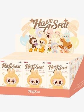 Have A Seat Labubus!  Authentic Popmart. Sealed case of 6 blind boxes.